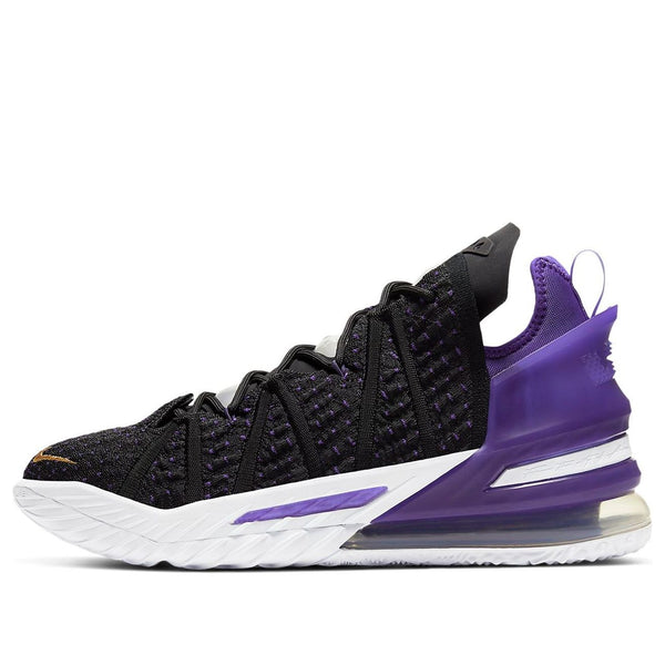 

Кроссовки lebron 18 'lakers' Nike, черный