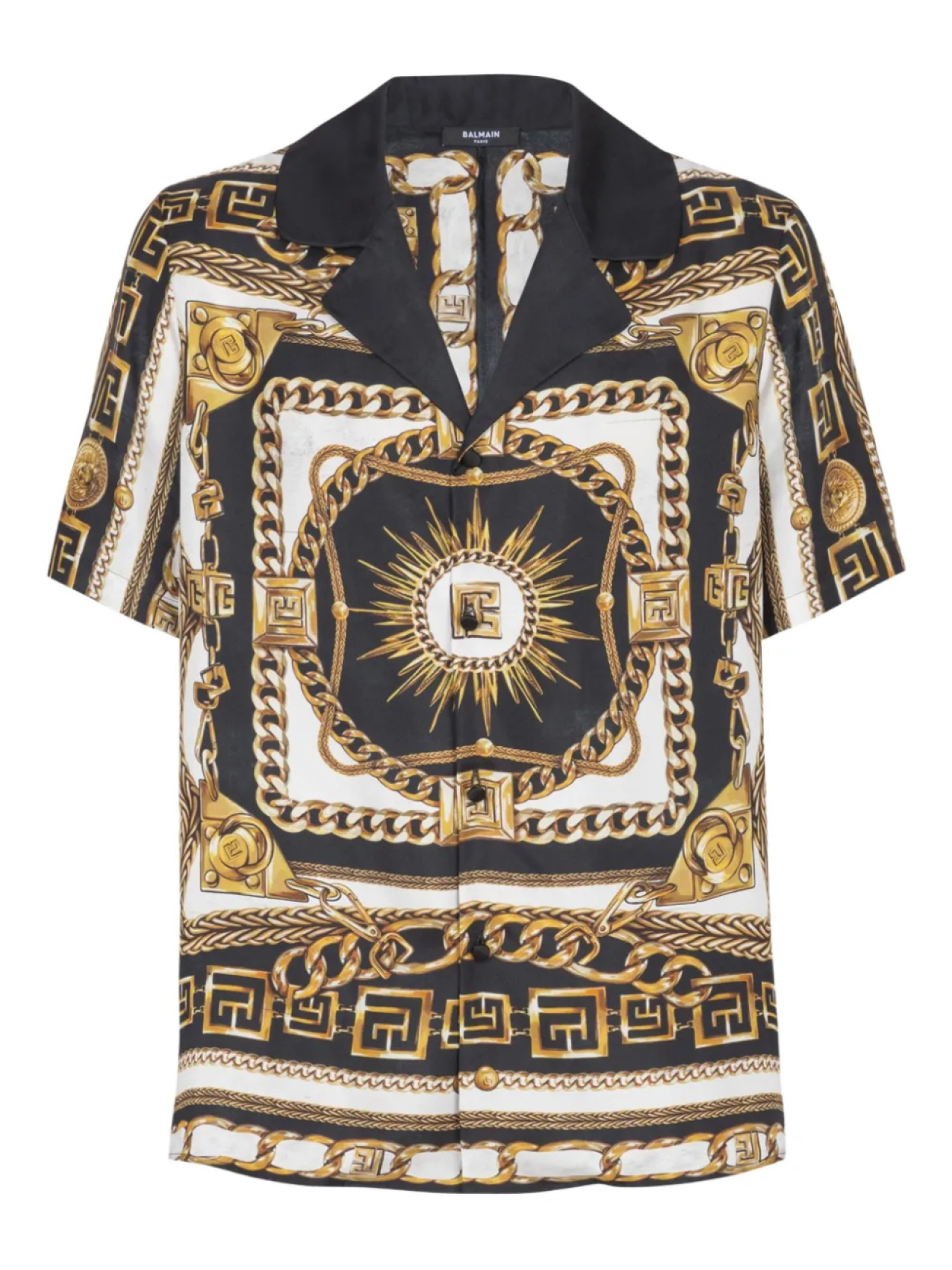 

Balmain рубашка с графичным принтом, белый