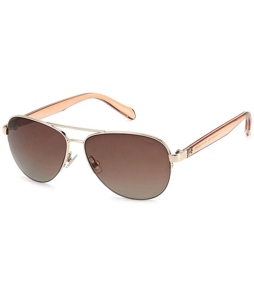

Женские солнцезащитные очки-авиаторы Fossil FOS3062S, золотой