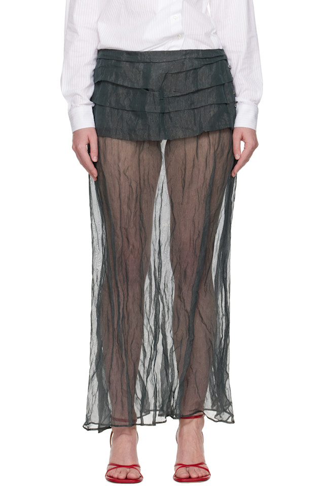 

Юбка макси Mae Paloma Wool, серый