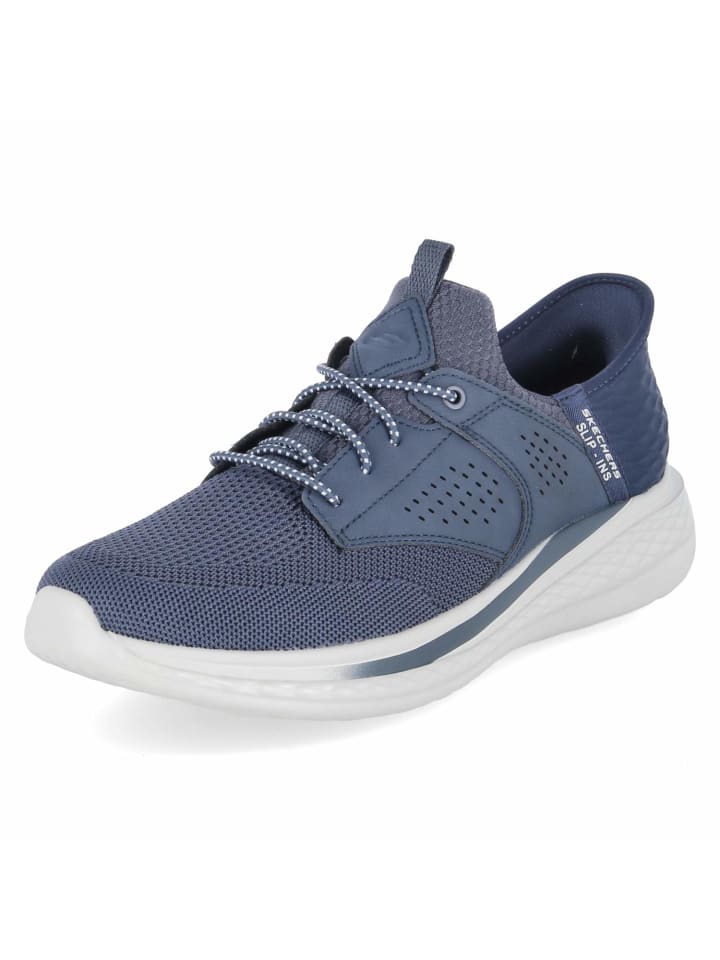 Skechers Туфли на шнуровке синего цвета — фото 2