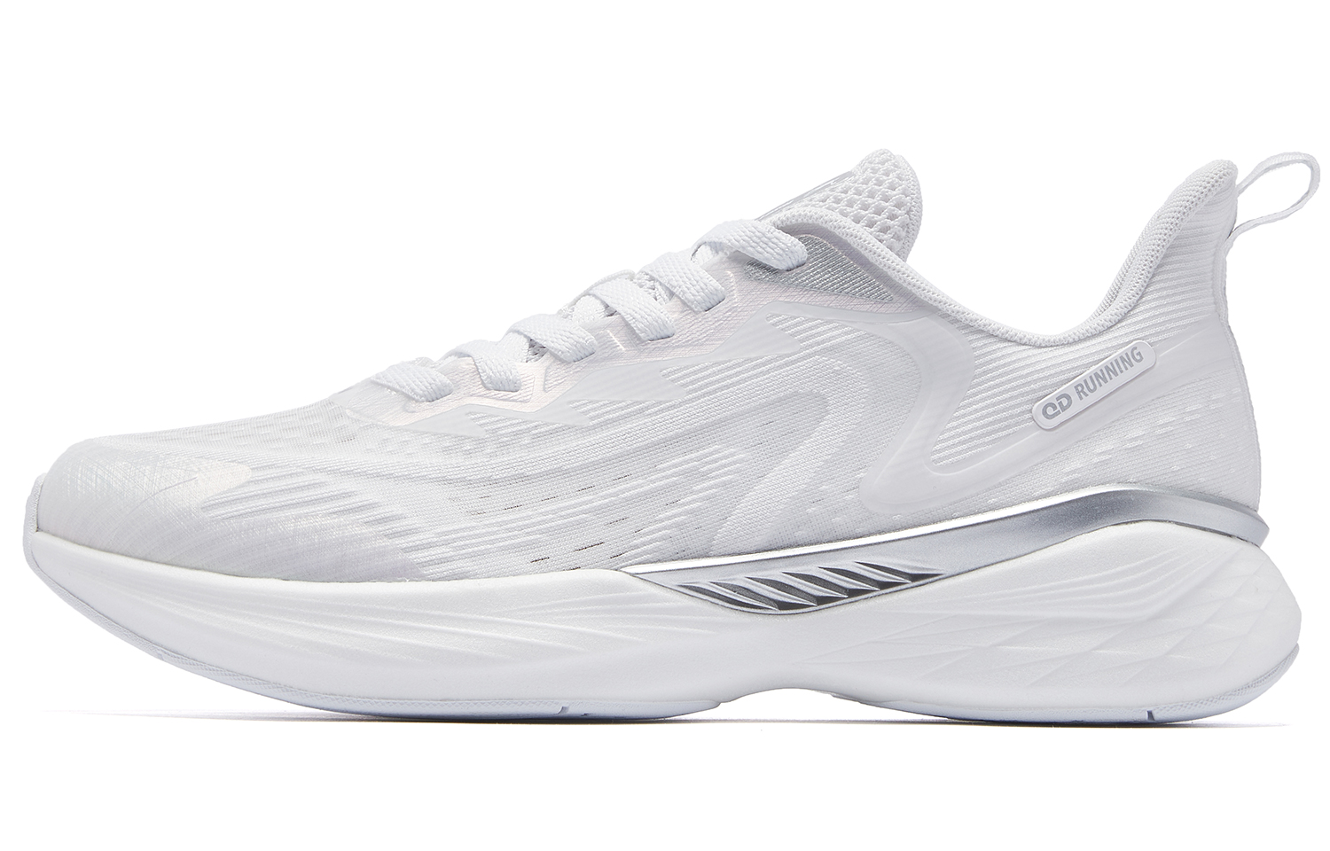 

Летающая Тень Команда 1.0 Амортизирующие Противоскользящие Низкие Кроссовки для Длинных Дистанций Мужские Белый Серебристый QIAODAN Jordan Белый Серебристый