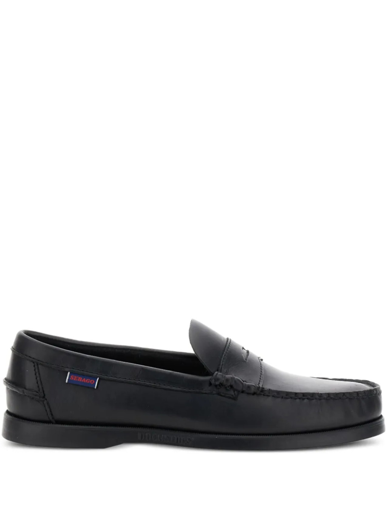 Кожаные мокасины-лоферы Sebago, черный