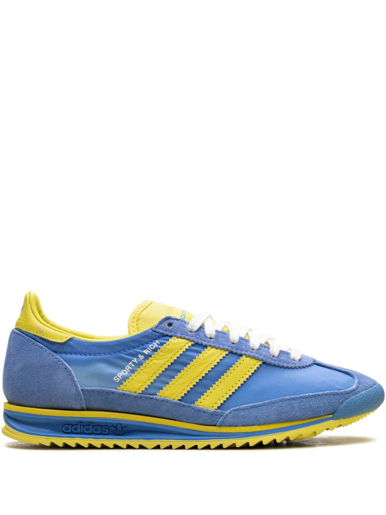 Adidas кроссовки SL 72 Sweden Pack - Blue/Yellow/Cloud White из коллаборации со Sporty & Rich, синий