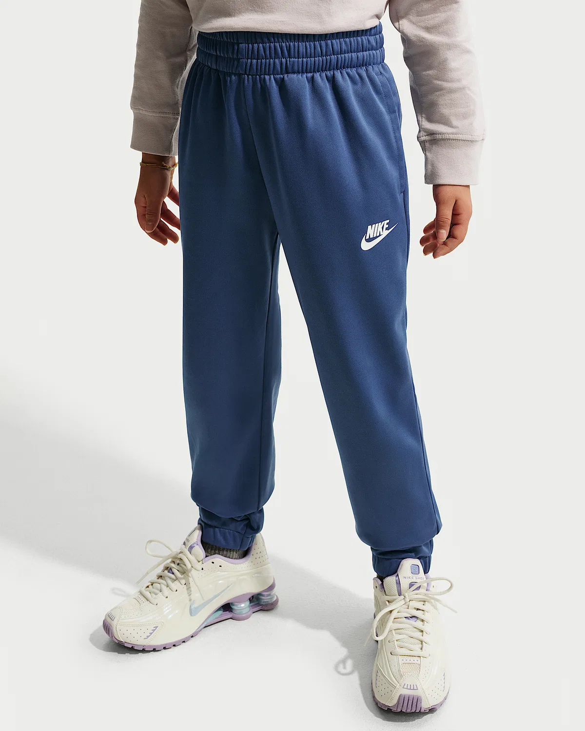 Детский спортивный костюм Dri-FIT Nike Sportswear, Mystic Navy/University Blue/White — фото 4