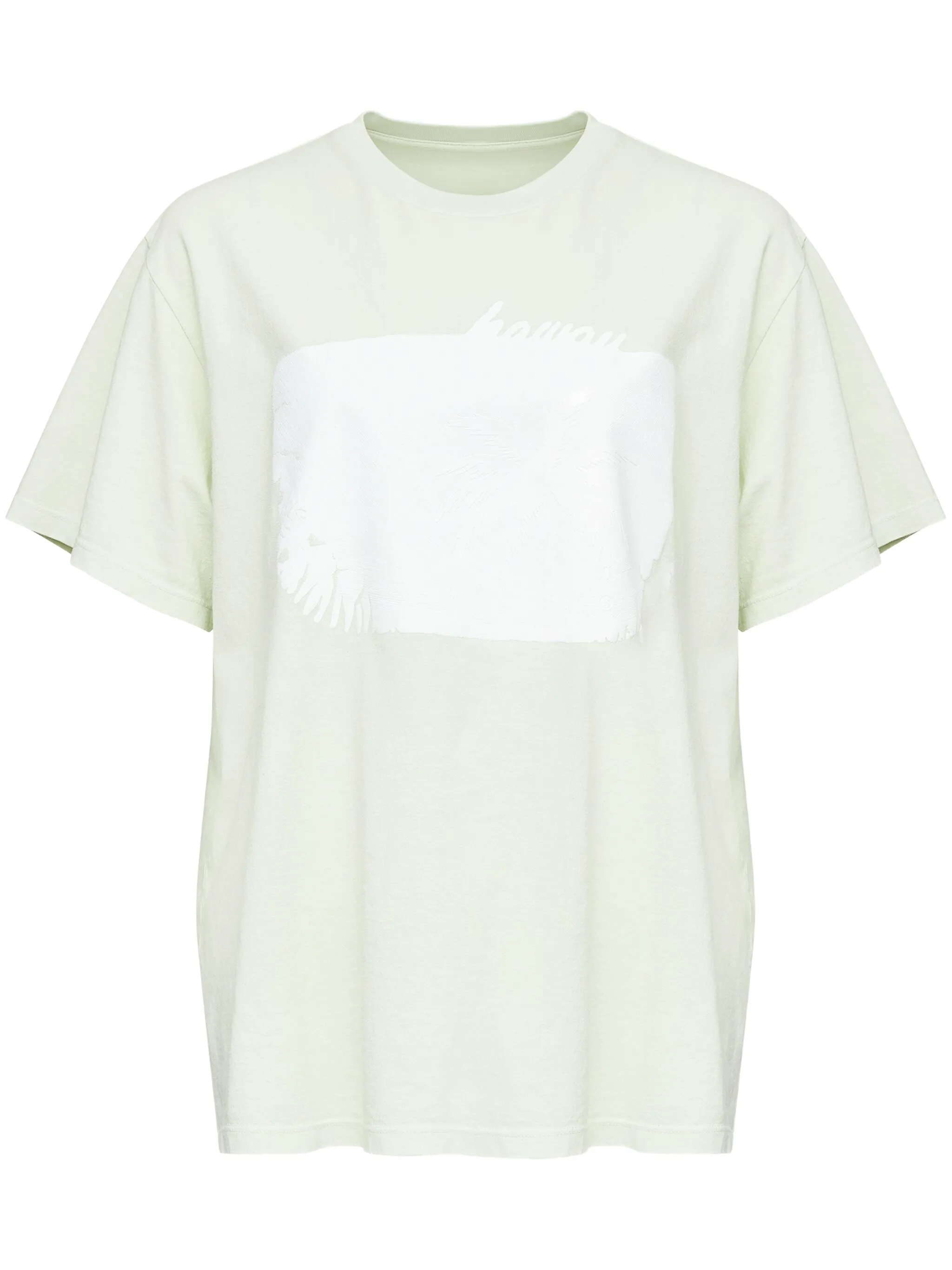 

Футболка с принтом Mm6 Maison Margiela, зеленый