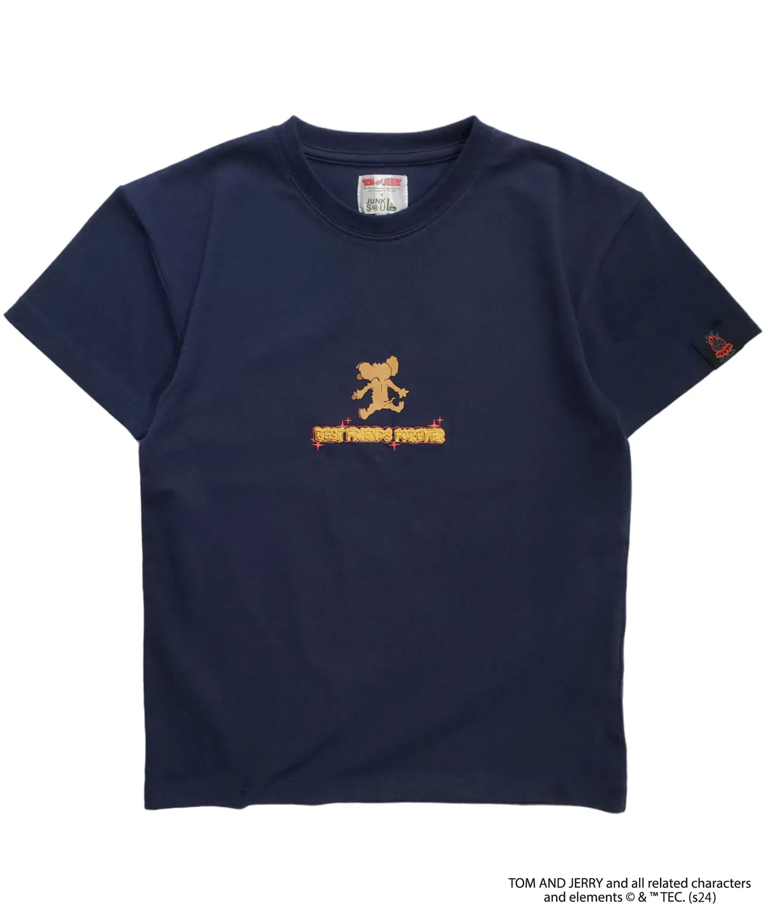Детская футболка с принтом Tom & Jerry JUNKSOUL T-SHIRTS 2 M4 тёмно-синяя — фото 4