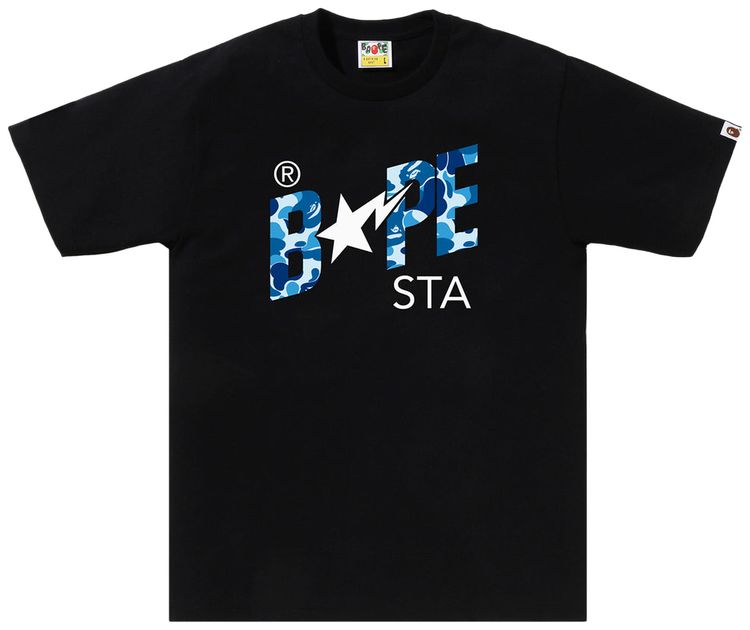 

Футболка BAPE ABC Camo Sta Logo Tee, цвет, черный