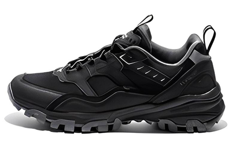 

Амортизирующие противоскользящие износостойкие низкие уличные ботинки мужские Rock Black Medium Gray TOREAD