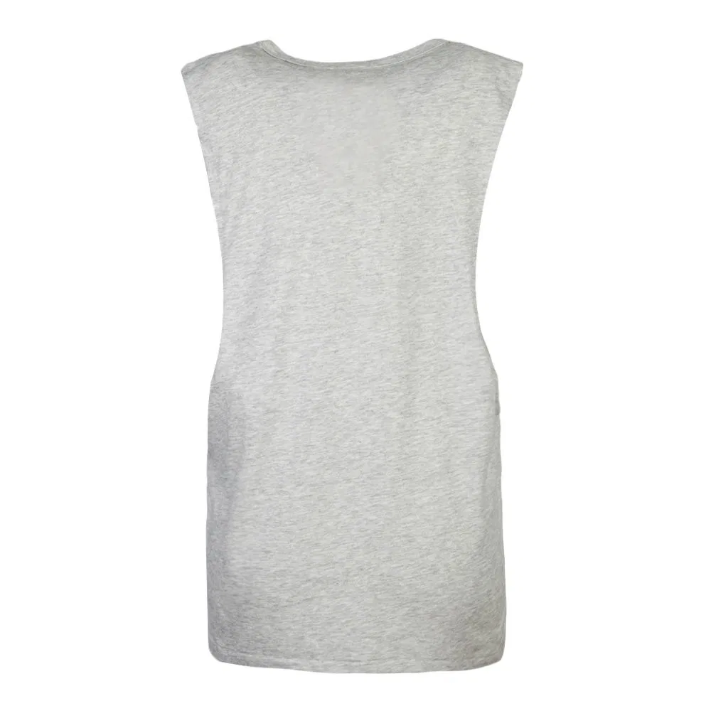 Майка Signal Tank Tops женская, серая, с круглым вырезом Nike, Gray — фото 3