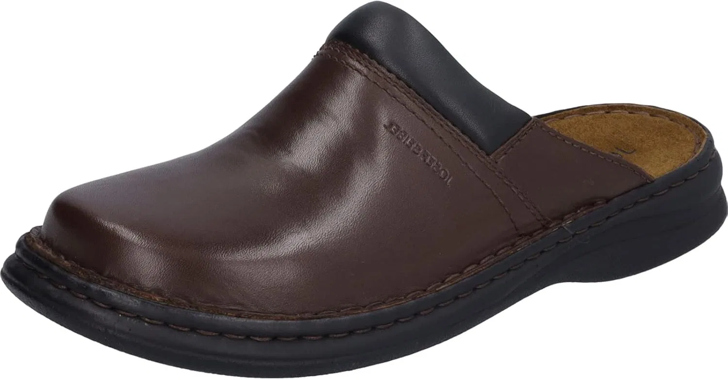 Мужские сабо-мюли Josef Seibel Max, мужские сабо, Braun 300 Brandy
