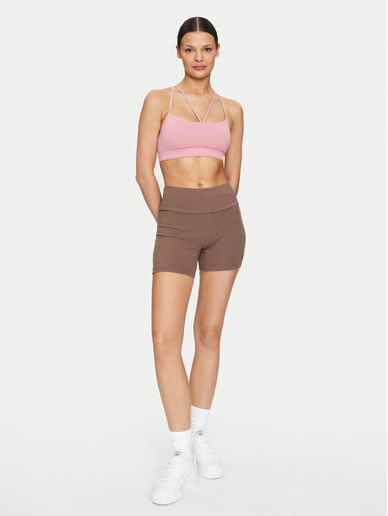 Спортивные шорты slim fit Lounge IY6742 Adidas, коричневый — фото 2