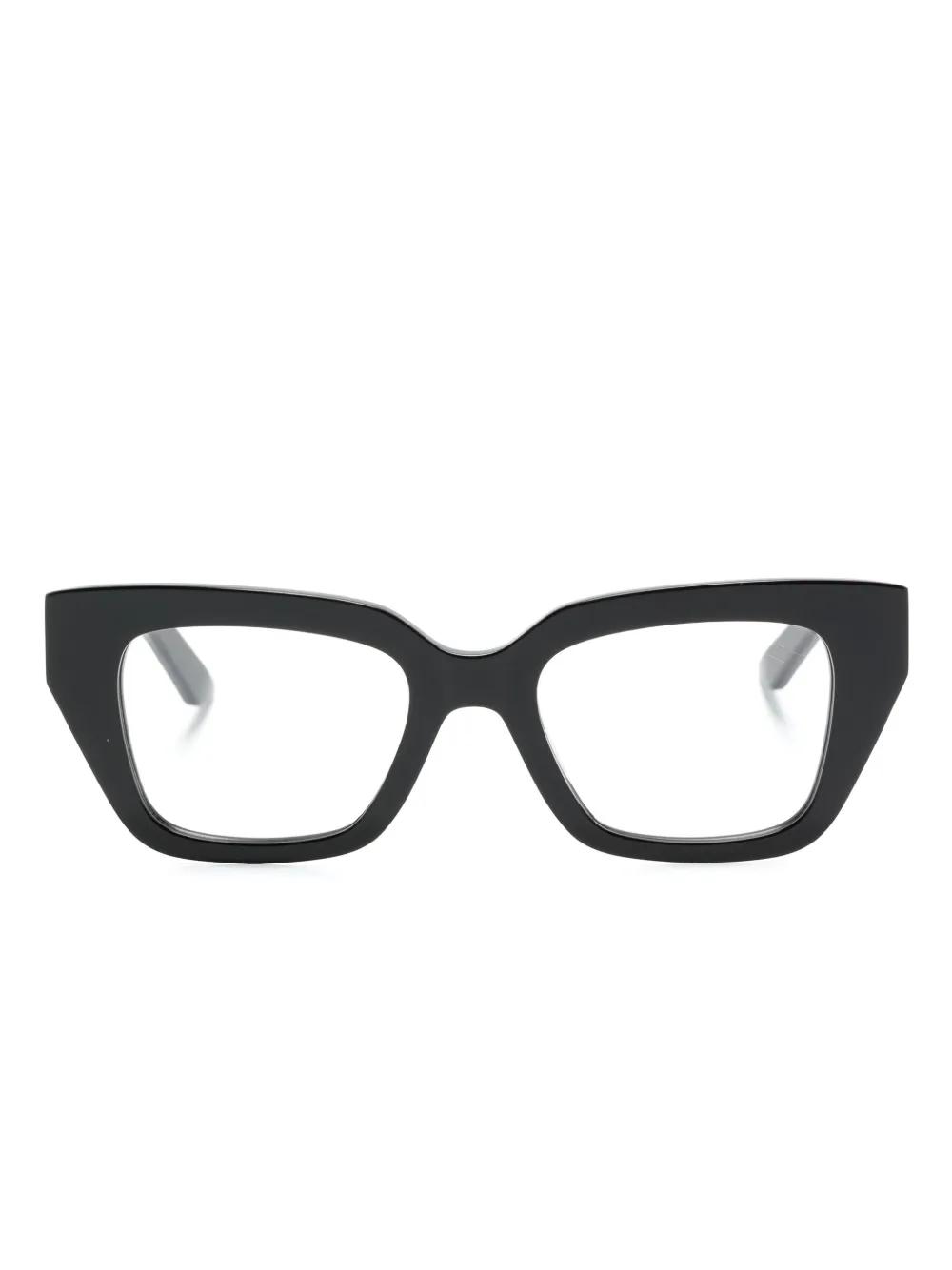 

Очки в квадратной оправе с логотипом Alexander McQueen Eyewear, черный