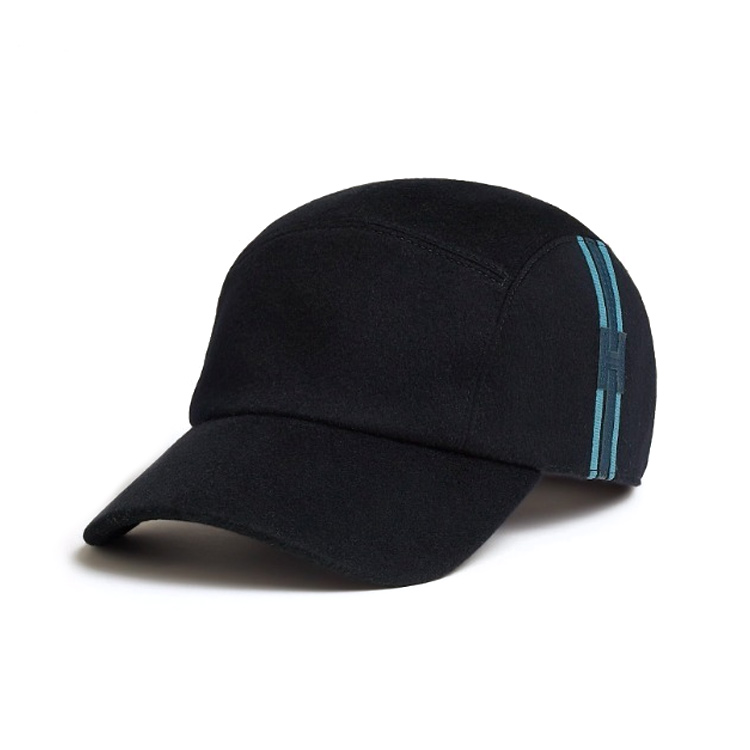 

HERMES Кашемировая бейсболка мужская морская синяя, Marine Blue