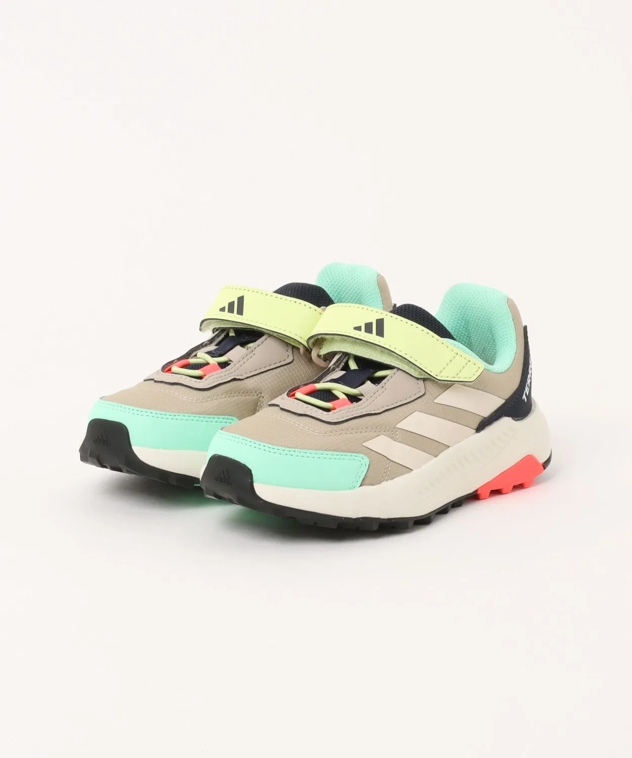 Детские кроссовки с защитным материалом рипстоп Adidas TERREX Anylander CF, Green