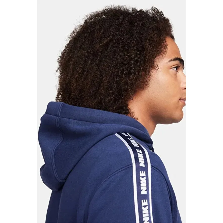Спортивный комплект из футера с капюшоном Club Fleece Hoodie Track Suit Nike, Темно-синий — фото 2