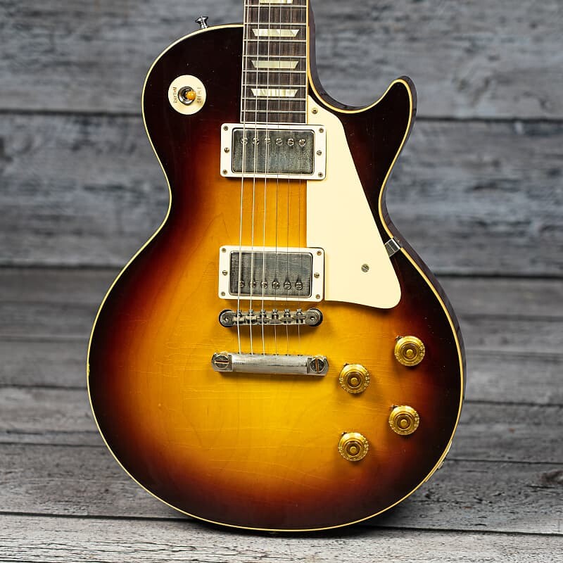 

Gibson Custom Murphy Lab 1958 Les Paul Standard Reissue Ultra Light Aged - Bourbon Burst