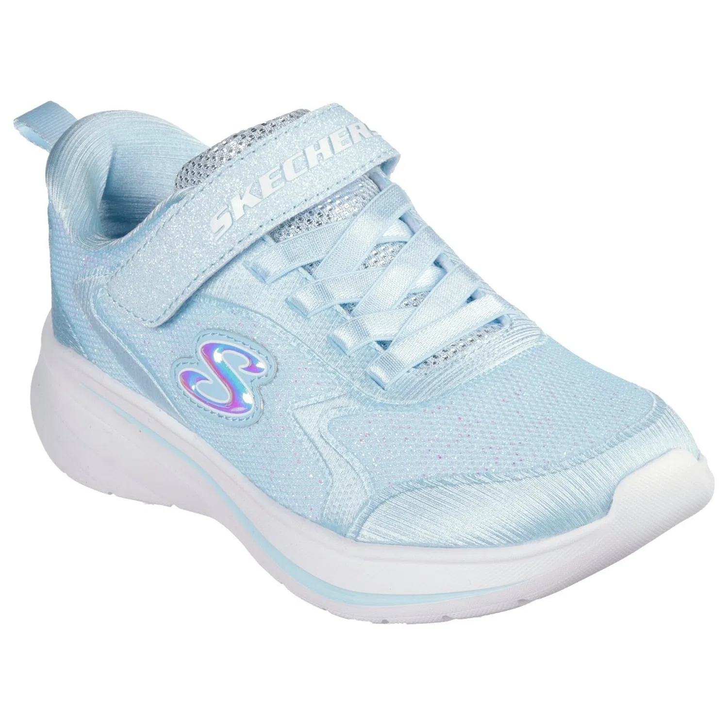 Детские кроссовки с глиттером WAVE 92 Skechers, Light Blue