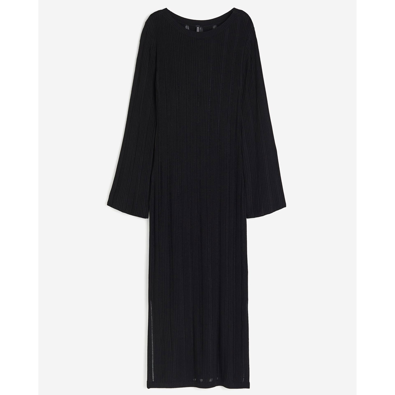 

Платье H&M Textured-knit Bodycon, черный