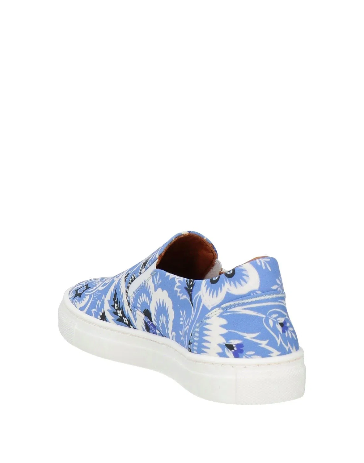 Детские кеды для девочек с цветочным принтом Slip On Etro, светло-синий — фото 3