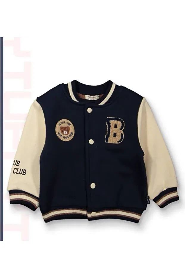 Детский кардиган с принтом Sportswear Butik, Navy Blue — фото 2