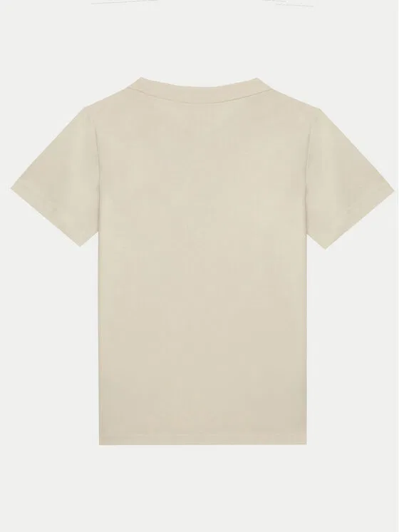 Футболка regular fit Ess No. 1 Logo Puma, бежевый — фото 2