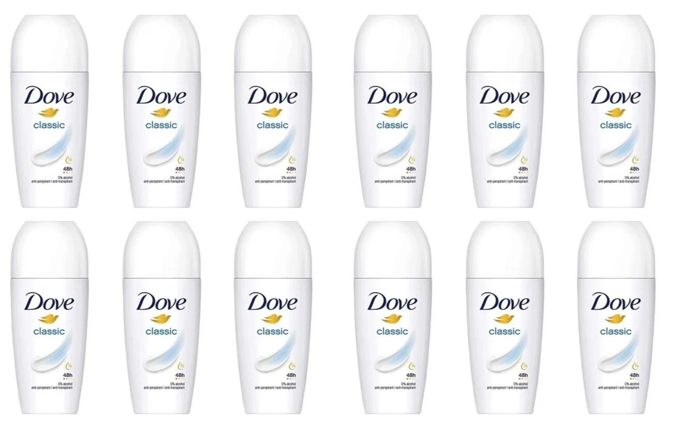 Дезодорант антиперспирант Dove Classic, 12 шт по 50 мл