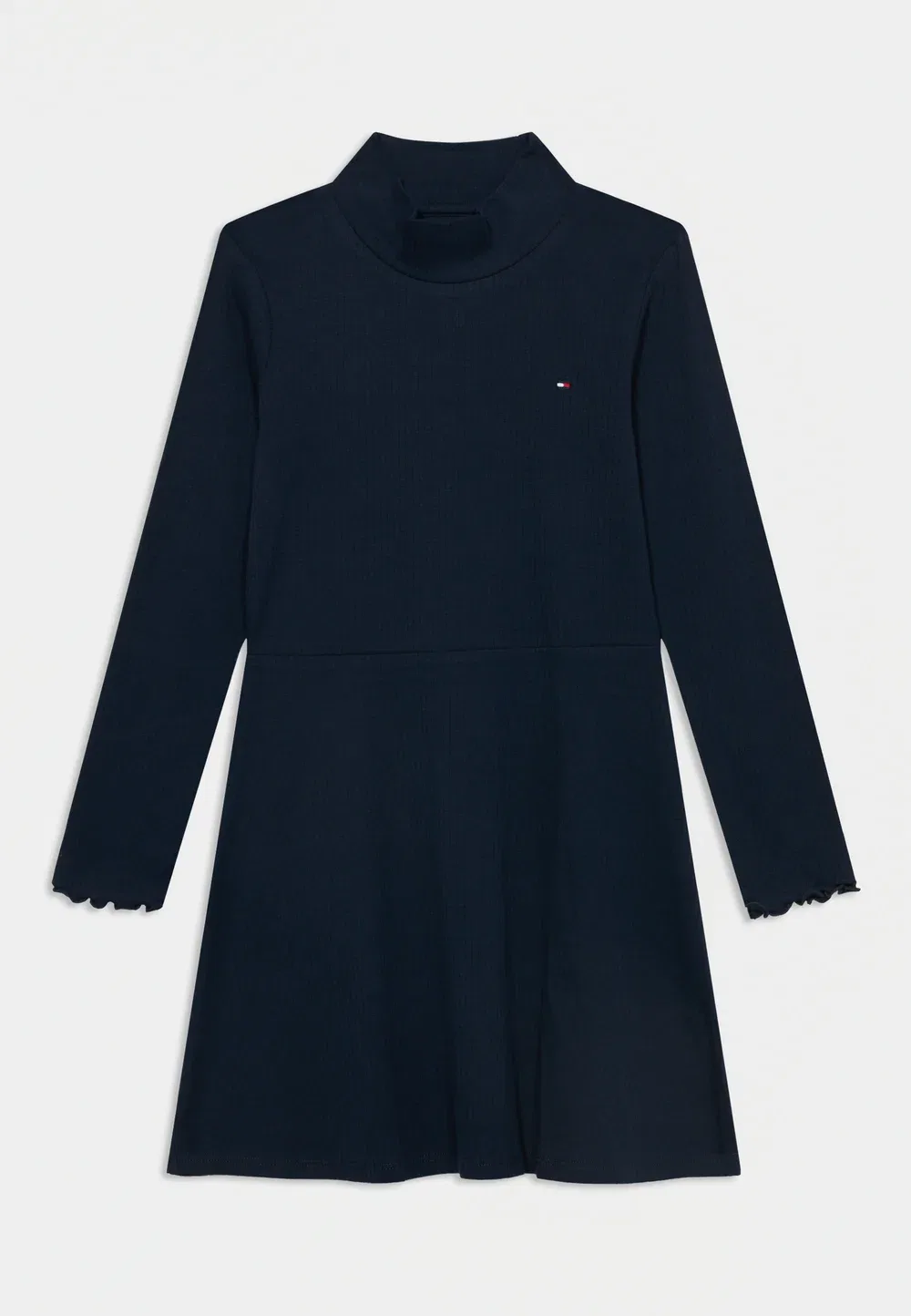 Платье-Скейтер Mock-Nk - повседневное платье Tommy Hilfiger, Dark Blue — фото 4