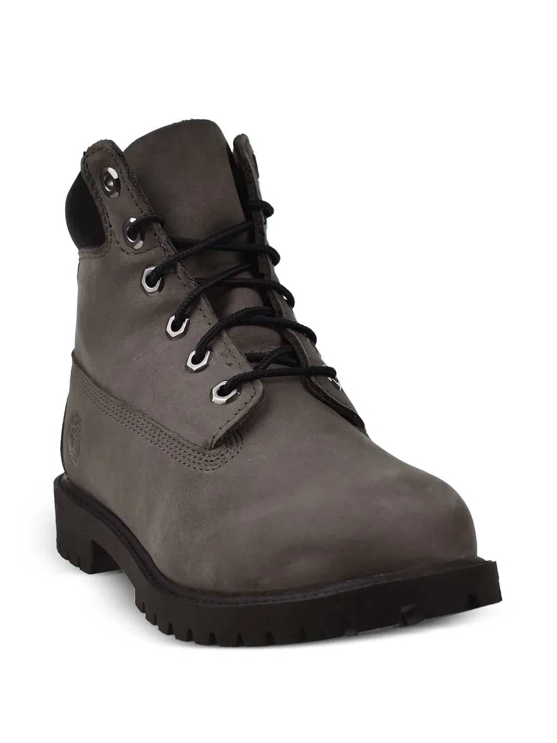 Ботинки Premium кожаные серые Timberland, серый