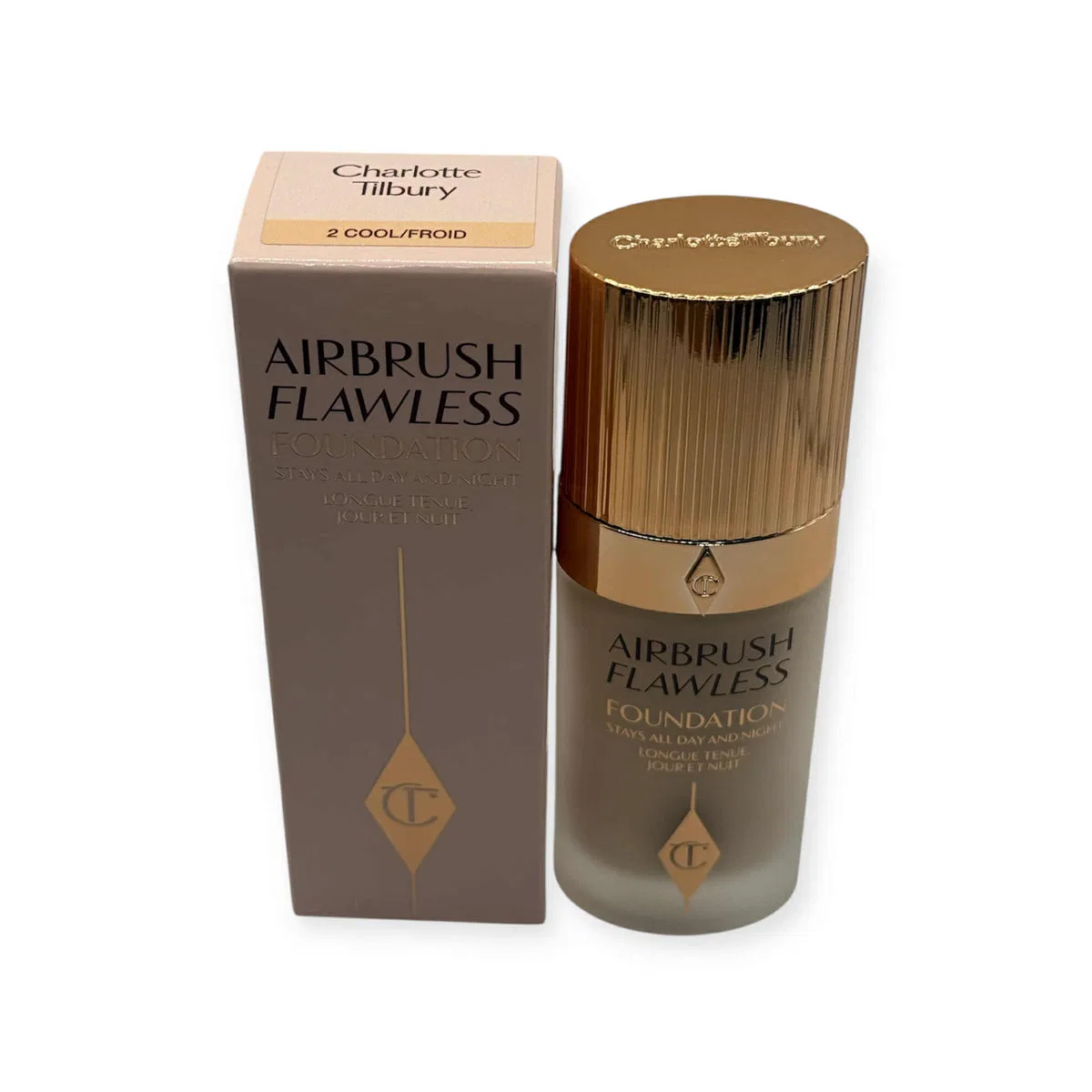 Тональный крем Charlotte Tilbury Airbrush Flawless Foundation, оттенок 2 Cool