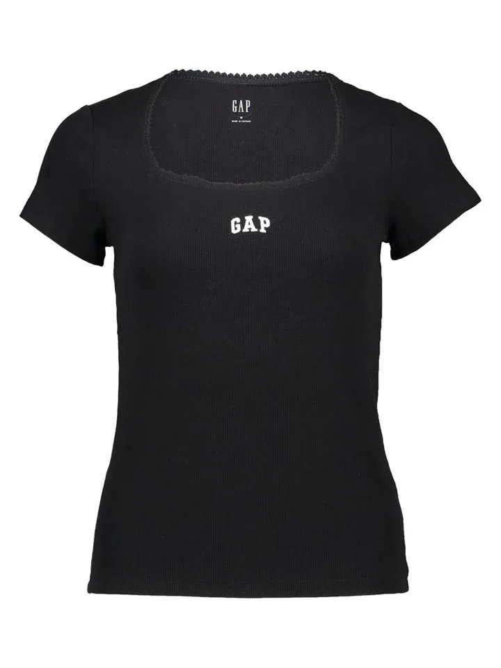 Женская футболка с вышивкой GAP, Black