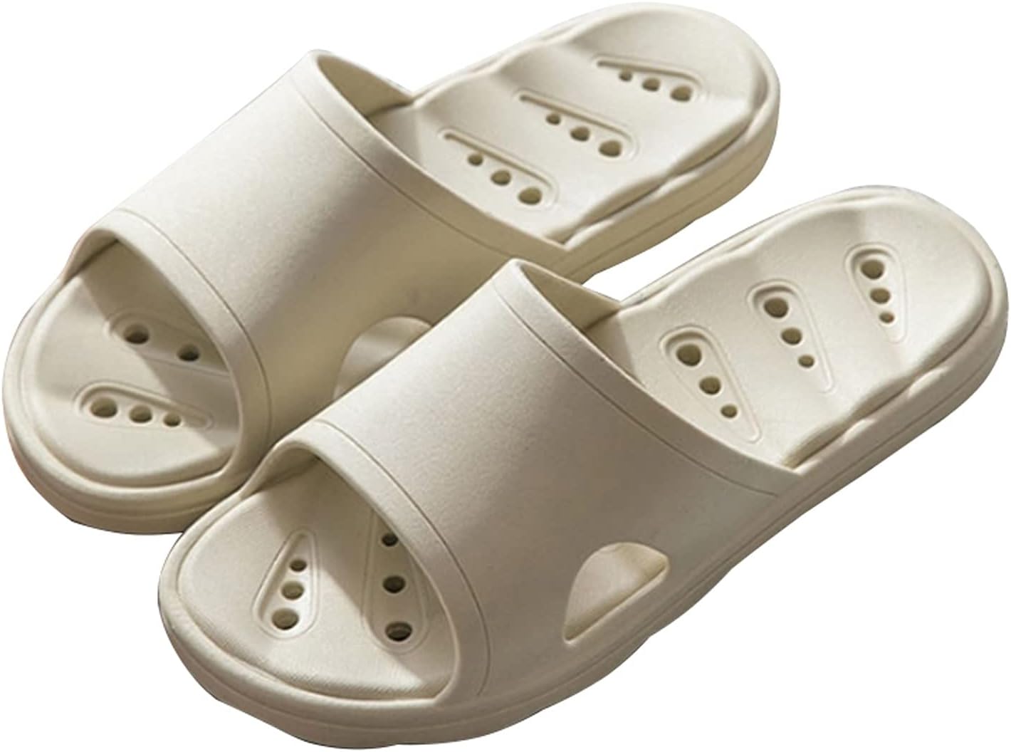 

Тапочки Shark для женщин и мужчин, быстросохнущие, противоскользящие, для дома, бесшумные и с дезодорирующим эффектом, с дренажными отверстиями, летние сандалии (цвет: серо-голубой, размер: 43-44) Tomyeus