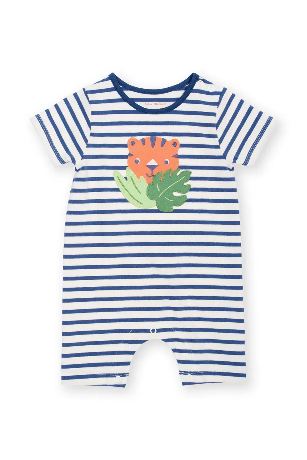 Детский боди-комбинезон с принтом Baby Tiger Boo Kite, Navy