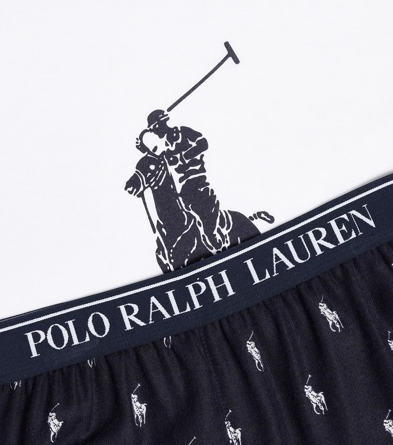 Комплект пижам из джерси Polo Ralph Lauren Kids, синий — фото 2