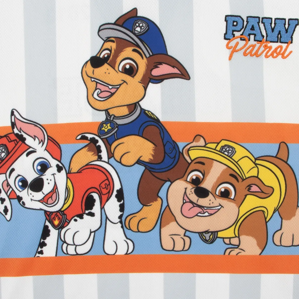 Детская футболка с принтом Chase, Marshall and Rubble Paw Patrol, White — фото 3