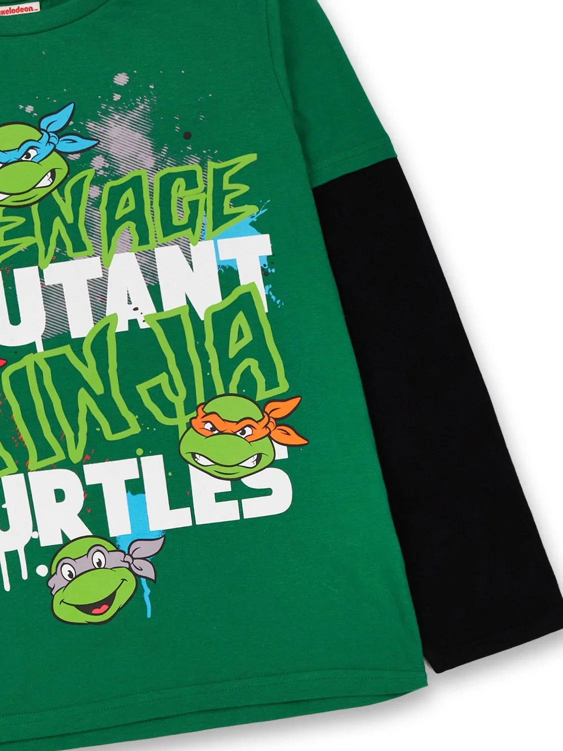 Футболка с длинным рукавом Teenage Mutant Ninja Turtles Vanilla Underground, зеленый — фото 4