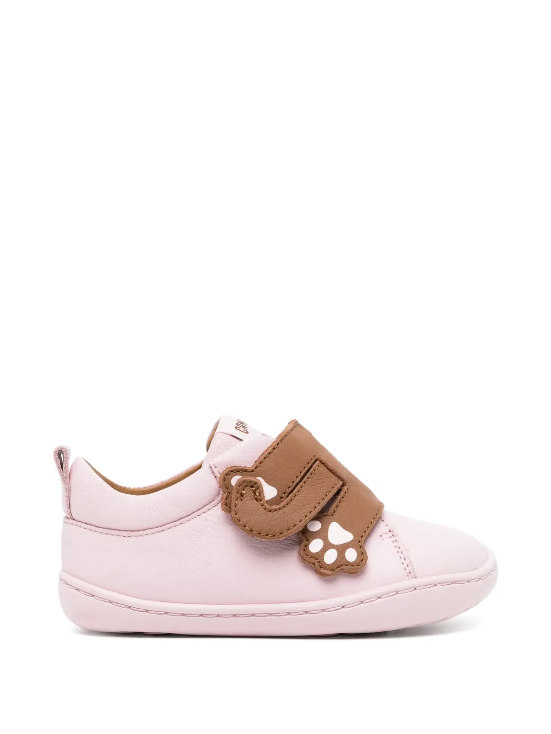 Кроссовки на липучках с нашивкой Camper Kids, розовый