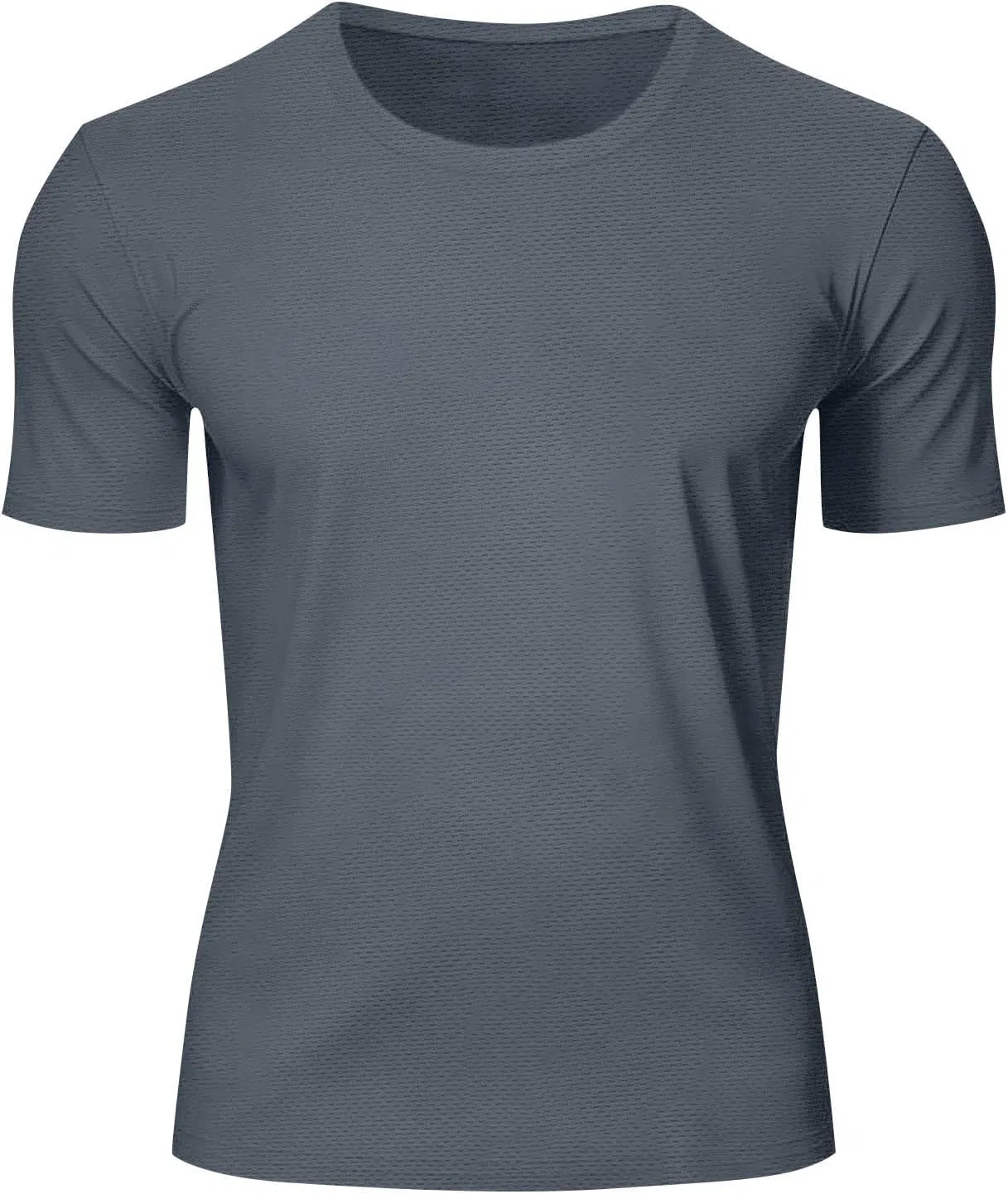 Мужская футболка с коротким рукавом хенли Generic, Dark Gray — фото 4