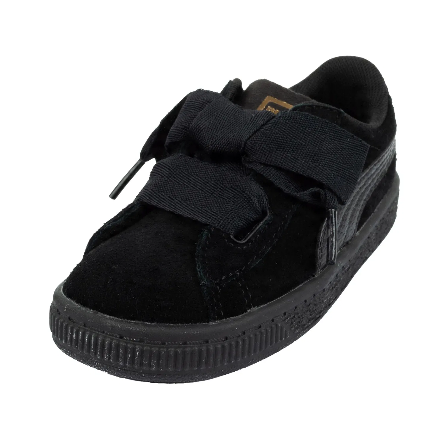 Детские кожаные кроссовки с сердцем SNK Puma, Schwarz