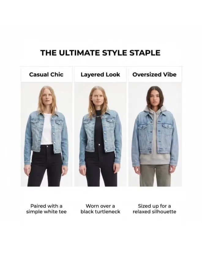 Джинсовая куртка-тракер Original Trucker Levi'S, индиго — фото 3