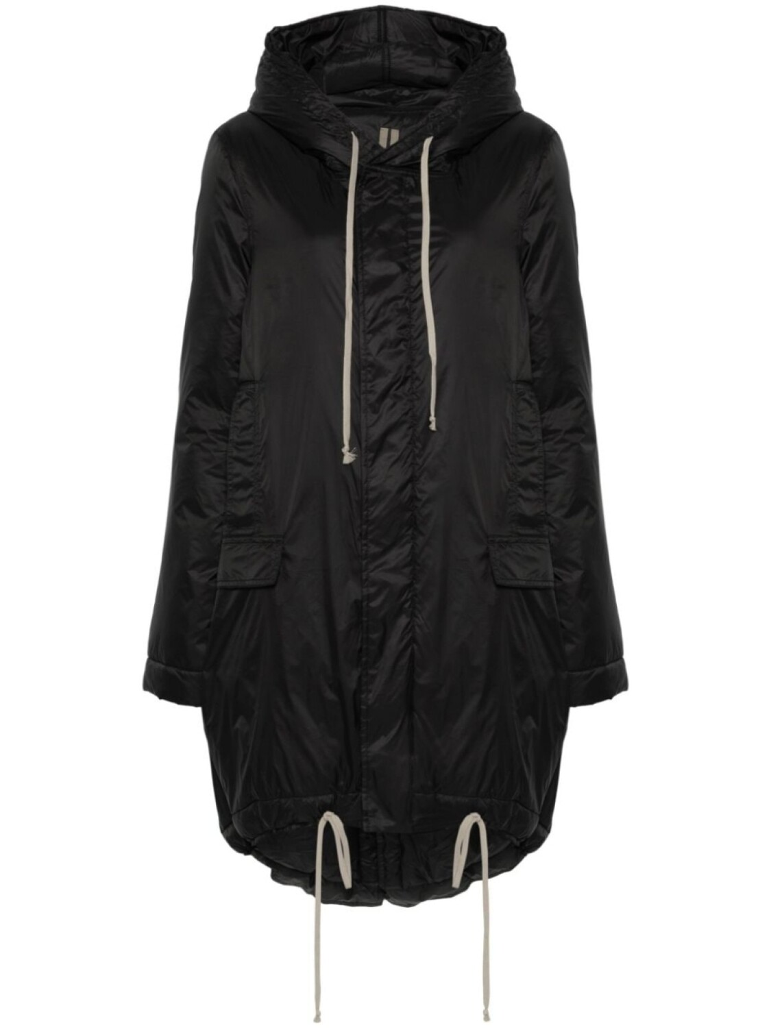 

Rick Owens DRKSHDW парка с рыбьим хвостом, черный