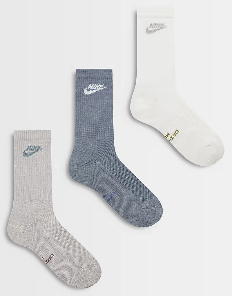Носки высокие Everyday Elevated 3 шт Nike, мультиколор
