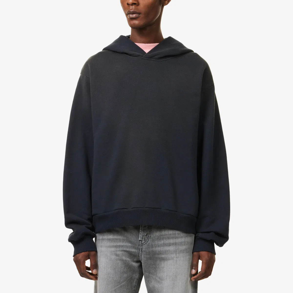 Хлопковая толстовка с логотипом Franziska 1996 Acne Studios, черный — фото 3
