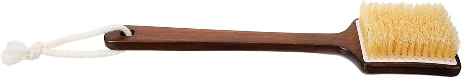 Щетка для душа с щетиной, Cabilock, 1 шт, 36x8x4.5 см, Brown