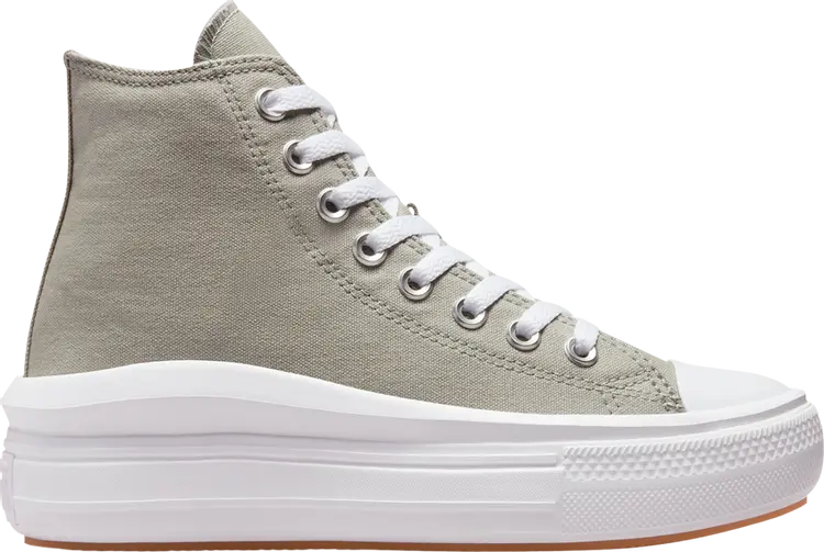 

Кроссовки Converse Wmns Chuck Taylor All Star Move Platform High Seasonal Color - Slate Sage Gum, зеленый