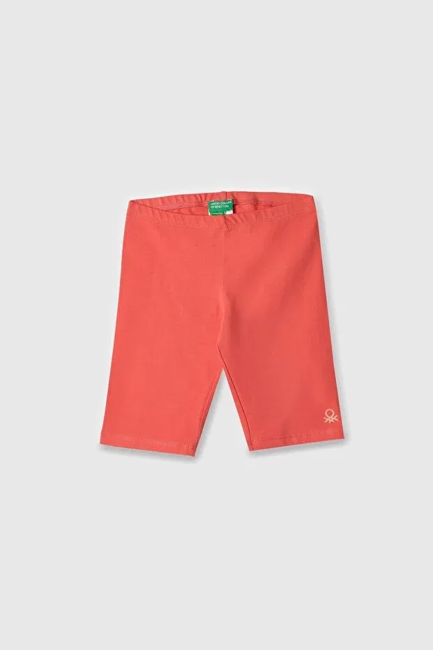 Детские леггинсы для девочек однотонные Benetton, Orange
