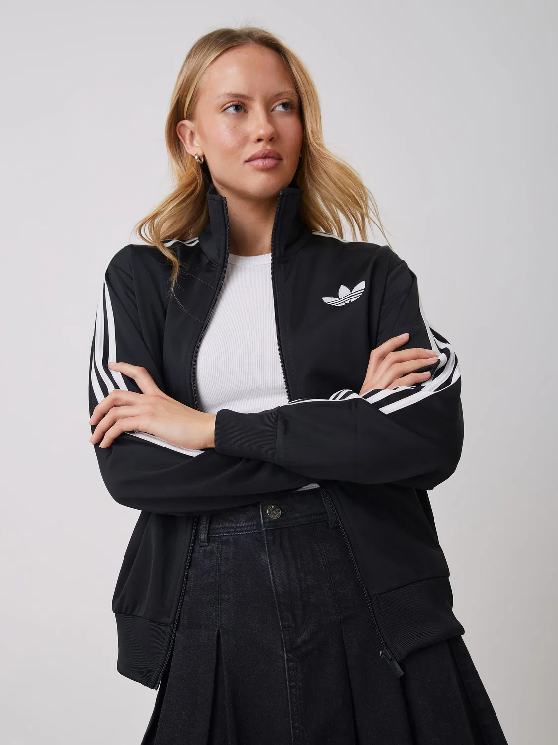 Куртка Firebird Loose, adidas Originals, черный