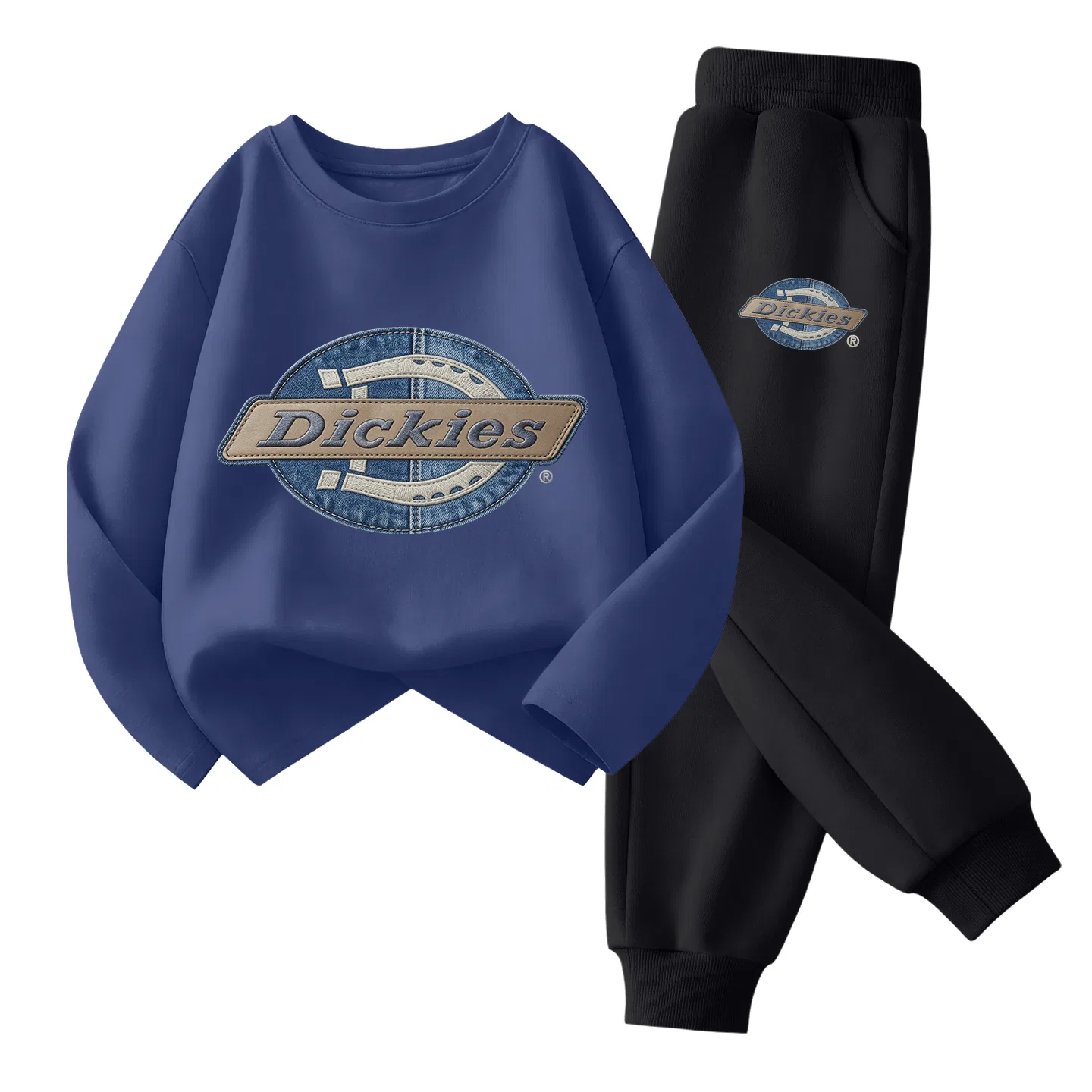 Детский комплект из двух костюмов Dickies, джинсовый серо-голубой и черный