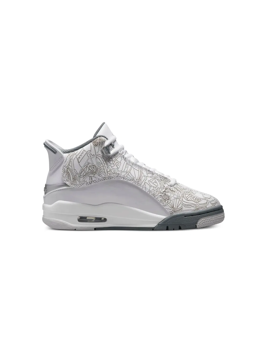 Кроссовки Air Jordan Dub Zero Grey Jordan Kids, белый