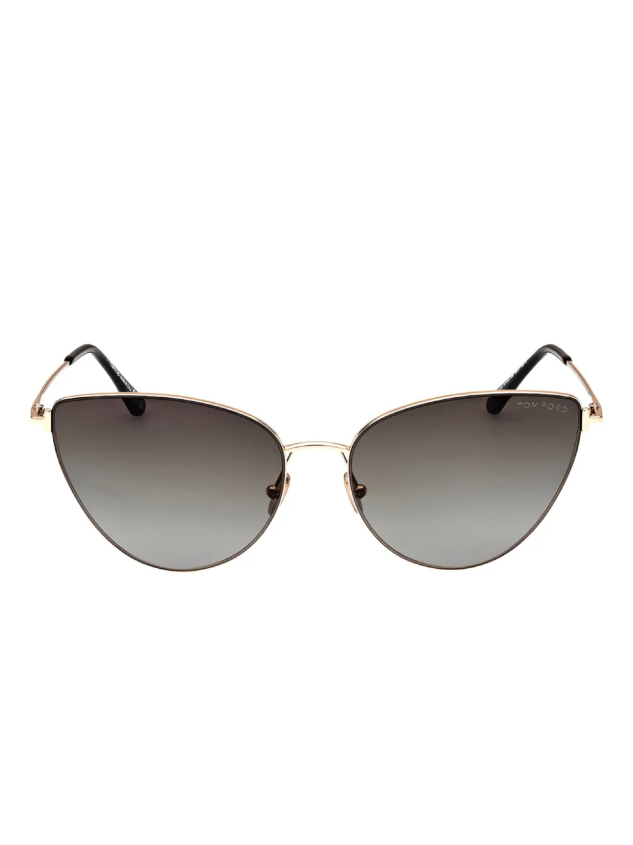 

TOM FORD Eyewear солнцезащитные очки в оправе 'кошачий глаз', черный